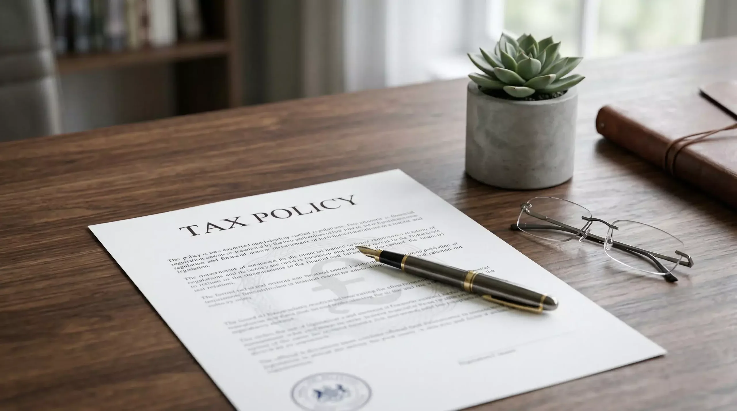 Official document with a £ symbol and a pen on a desk representing UK betting tax legislation